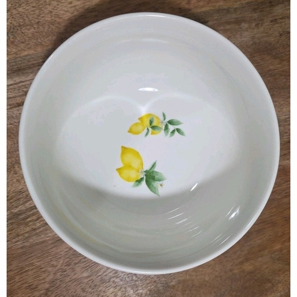 Royal Norfolk Lemon Citrus Cereal/soup/cereal Bowl, 5.5-in New Pattern Lot Of 2 - Picture 2 of 4